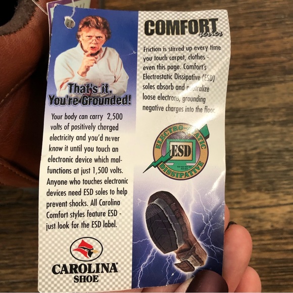 Carolina Women’s Steel Toe Leather Work Shoe Size 7 - Picture 7 of 7